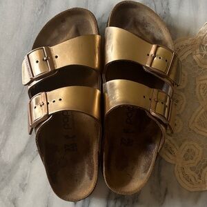 Birkenstock Papillio copper platform Arizona